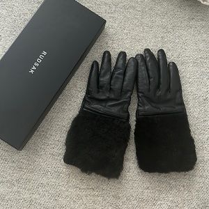 RUDSAK leather gloves with box